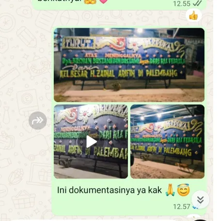 Pengiriman Papan Bunga Duka Poris Gaga Baru