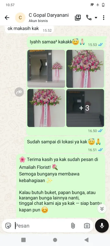 Pengiriman Karangan Bunga Poris Gaga Baru