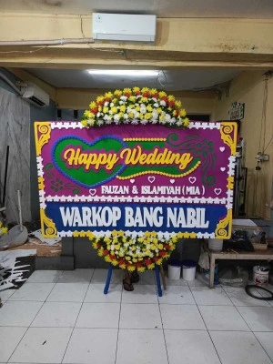 Papan Bunga di Poris Gaga Baru