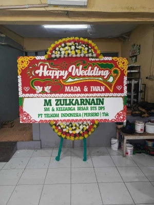 Papan Bunga di Poris Gaga Baru